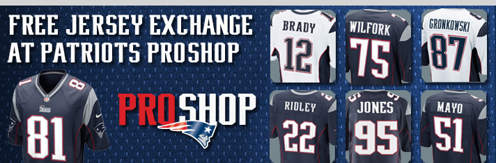 Patriots ProShop to offer free exchange on Hernandez jerseys July