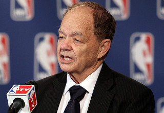 Glen Taylor, owner of the Minnesota Timberwolves, speaks to the media following the NBA Board of Governors Meeting on October 25, 2012 in New York City. (Alex Trautwig / Getty Images, file)
