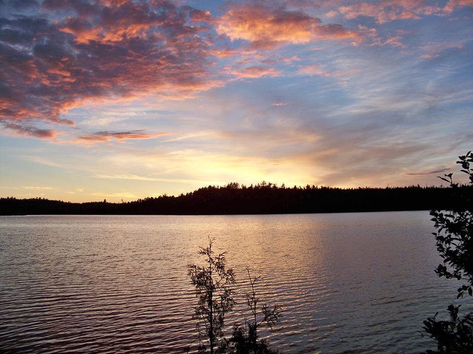 Sunset in the Boundary Waters. Photo: Sean Collins.