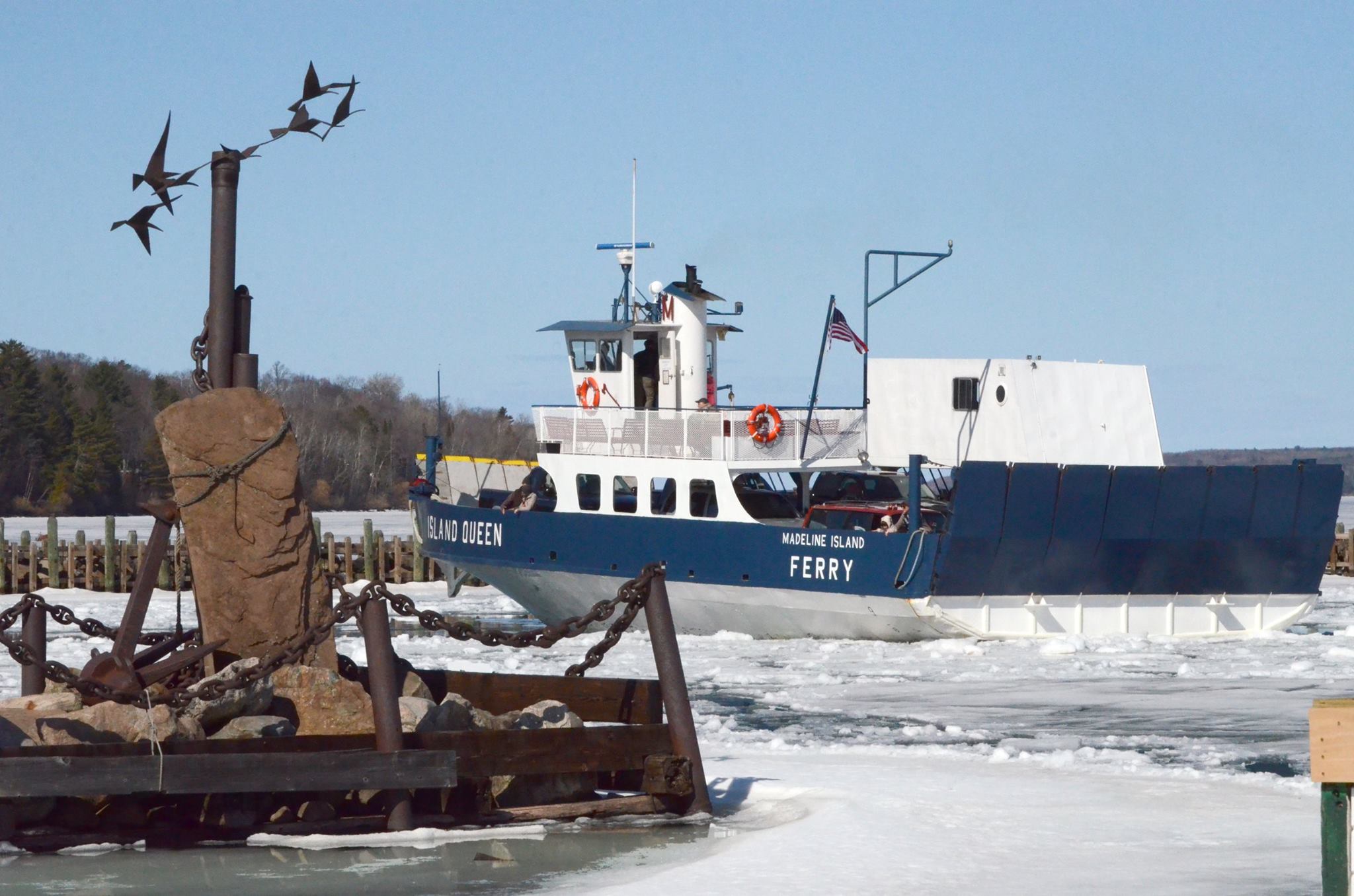Photo: Madeline Island Ferry Line Facebook page.