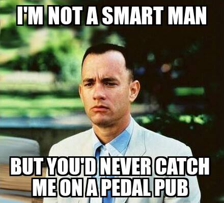 Photo: I Hate Pedal Pubs Facebook page.