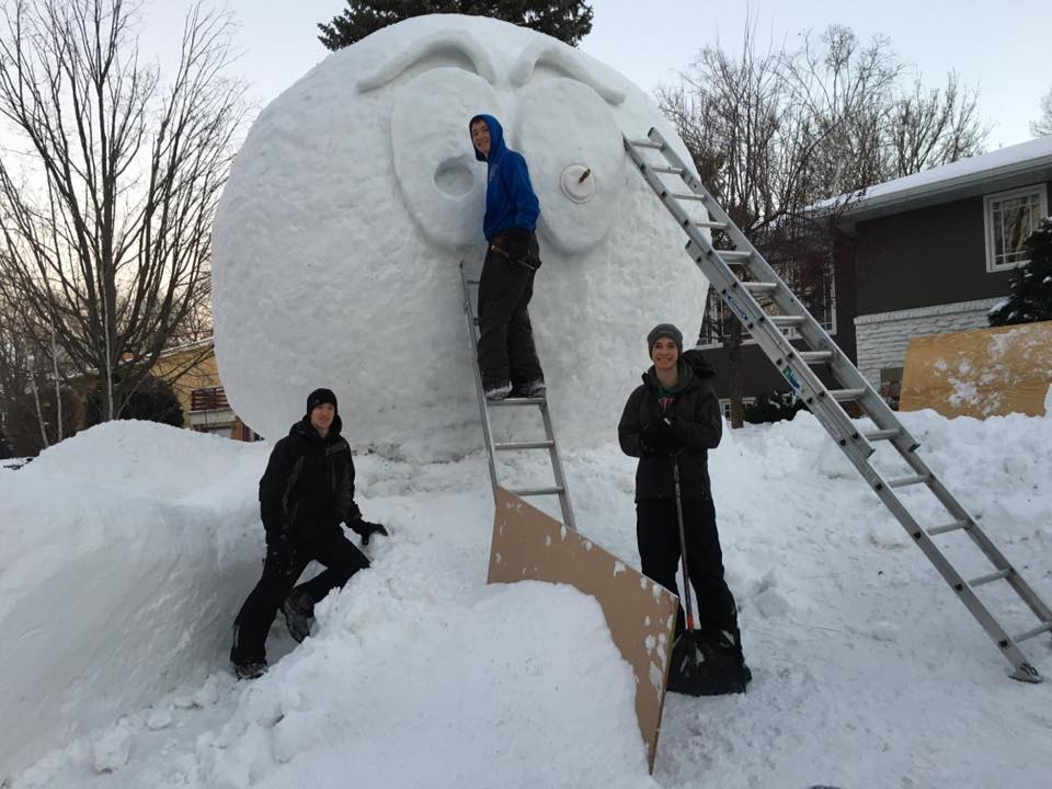 Photo: Bartz Snow Sculptures Facebook page.