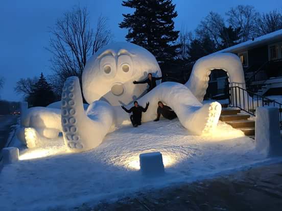 Photo: Bartz Snow Sculptures on Facebook.