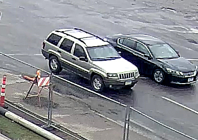 The Minneapolis Police Department released photos from the road rage shooting incident April 5 at Hennepin Avenue S. and Groveland Avenue, where the occupant of a tan, ivory, or gold Jeep Grand Cherokee shot a driver four times after she honked at the Jeep for cutting her off. Minneapolis Police Department