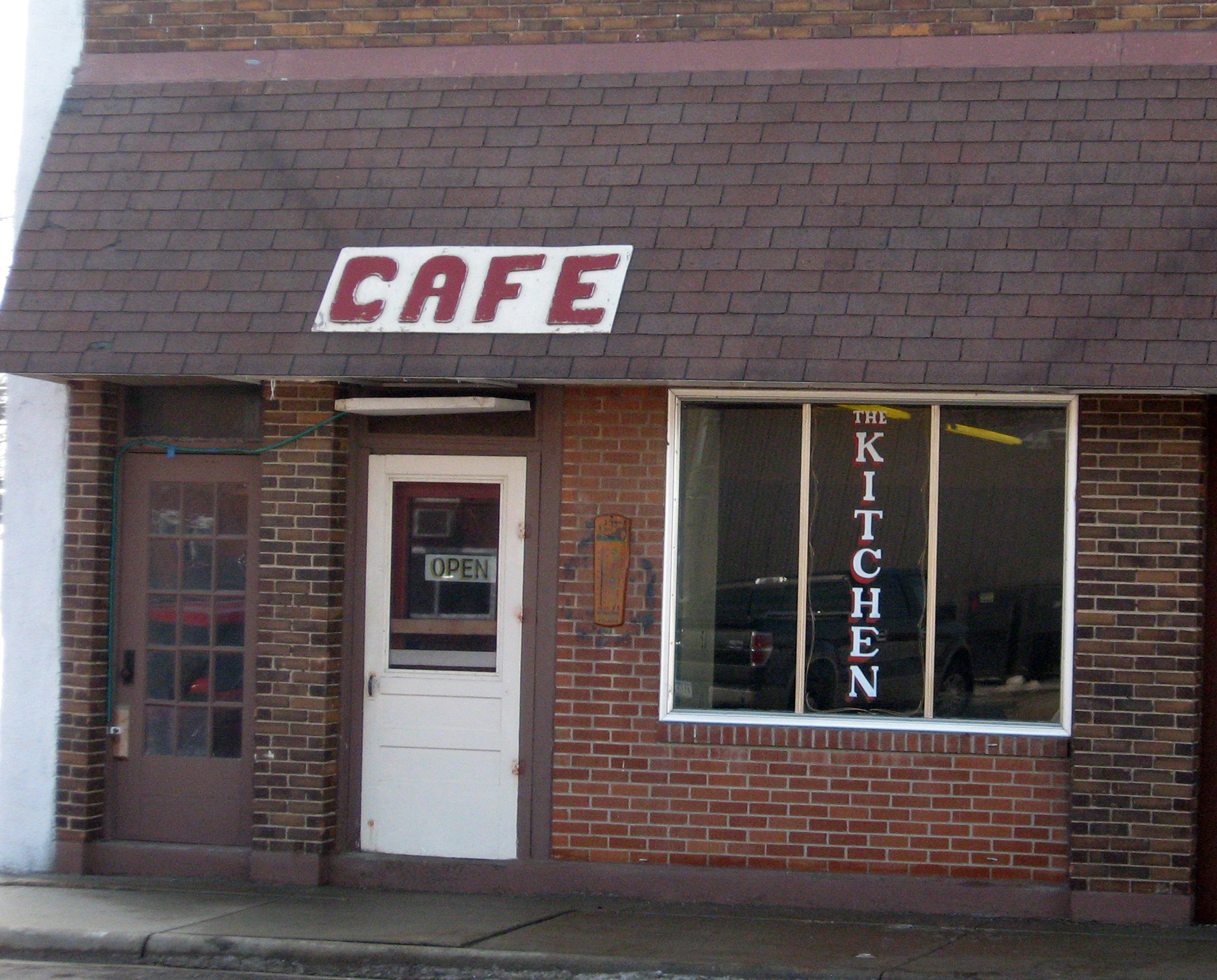 The Inadvertent Cafe, shortly after its opening in 2013.